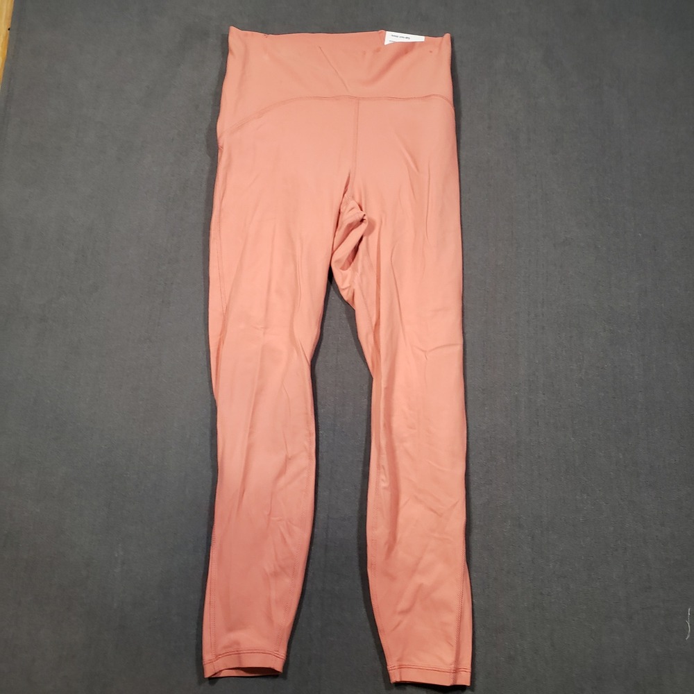 Old Navy Leggings Womens Large Coral Pink Extra High-Rise Powerlite 7/8 Ankle